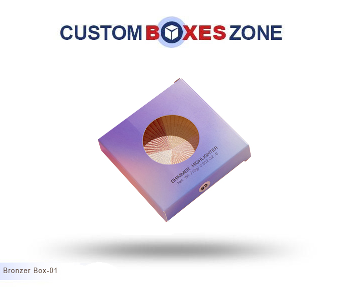 Custom Printed Bronzer Packaging Boxes Wholesale