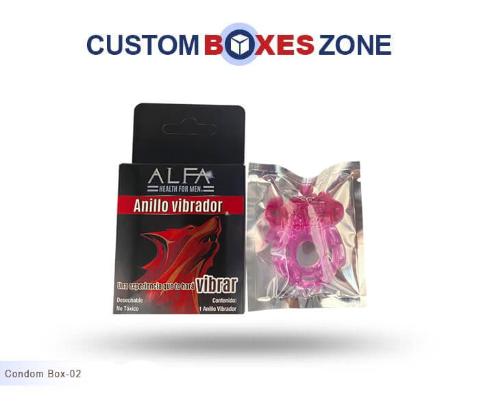 Custom Printed Condom Packaging Boxes Wholesale