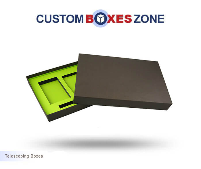 Rigid Boxes (Custom Printed Telescoping Packaging Boxes Wholesale)