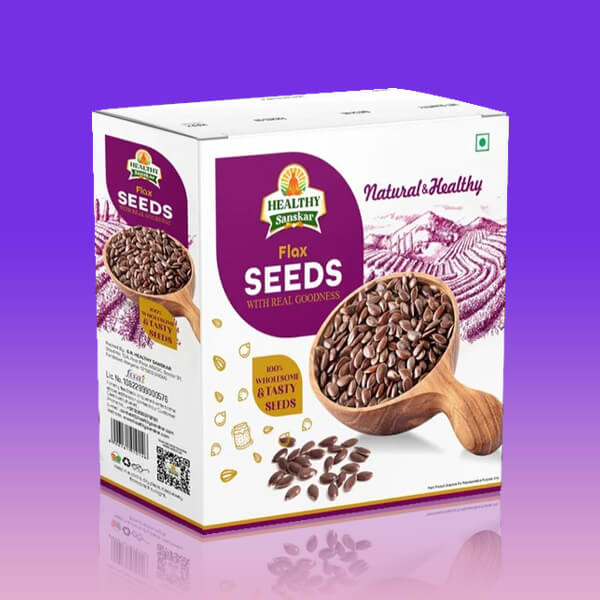 Custom Flax Seeds Boxes With logo