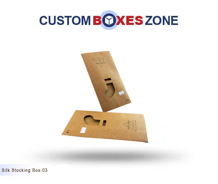 Custom Kraft Silk Stocking Packaging Boxes