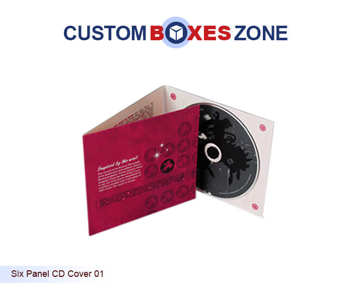 Custom Six Panel CD Cover Boxes