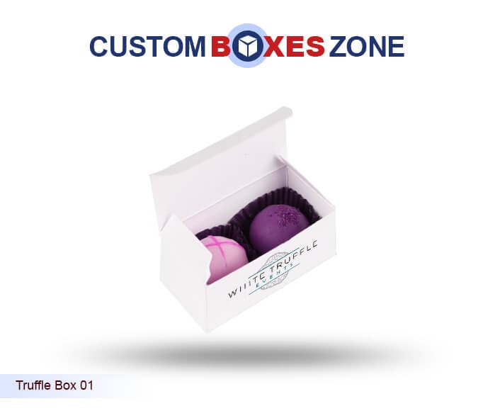 Custom Tuck Front Open Truffle Box