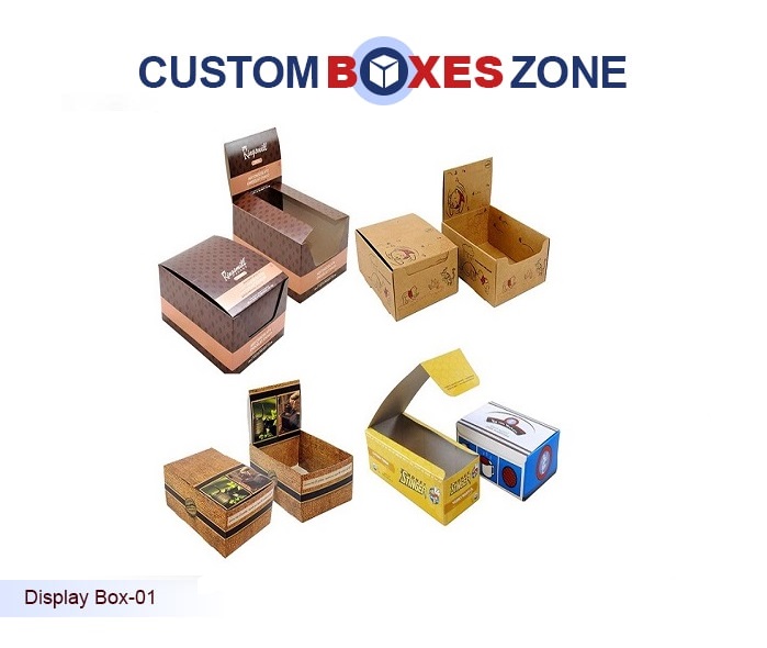 Custom Cardboard Countertop Tuck Top Display Boxes