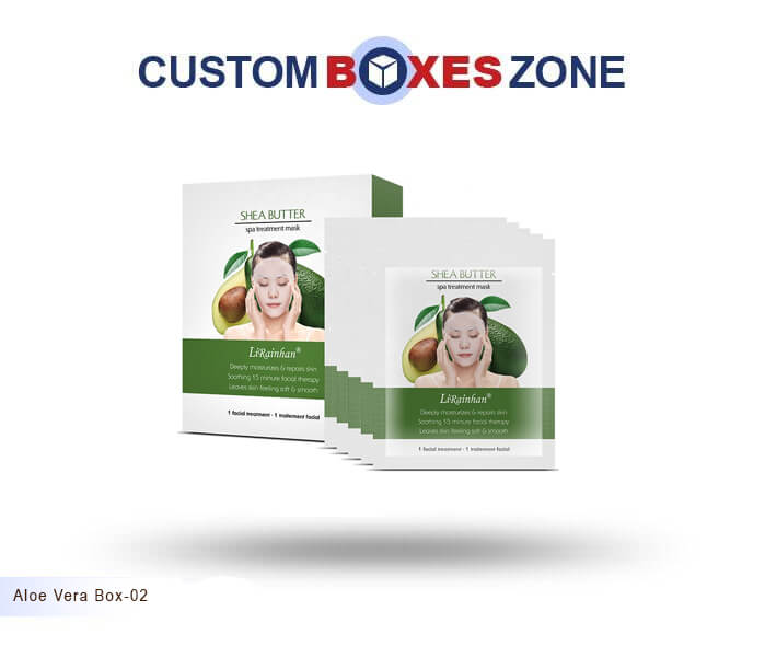 Custom Printed Aloe Vera Packaging Boxes Wholesale