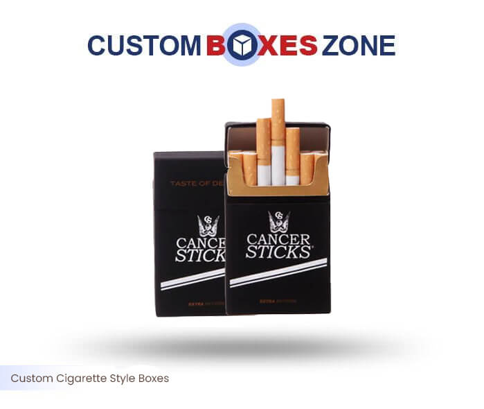 Custom Printed Cigarette Style Packaging Boxes Wholesale