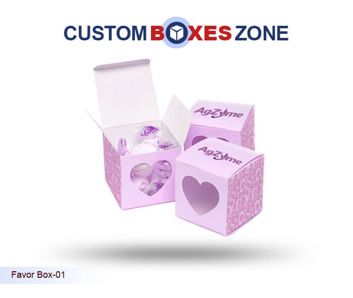 Custom Printed Favor Boxes With Logo Wholesale No Minimum Order