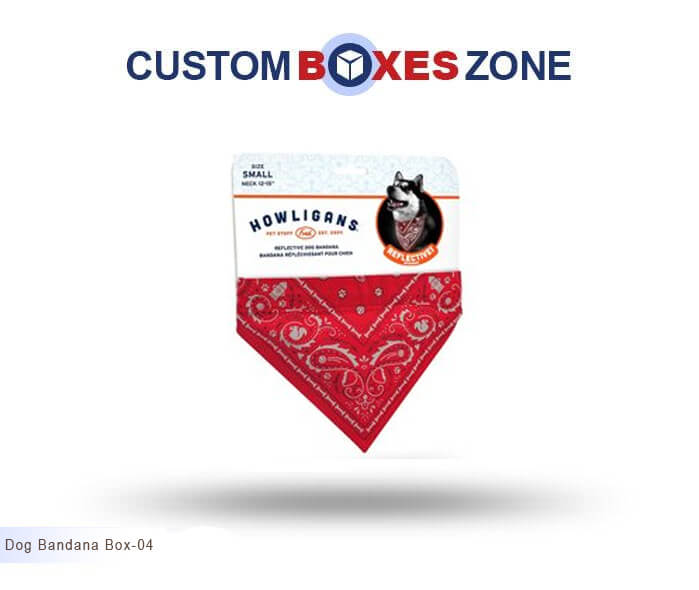 Custom Printed Dog Bandana Packaging Boxes Wholesale