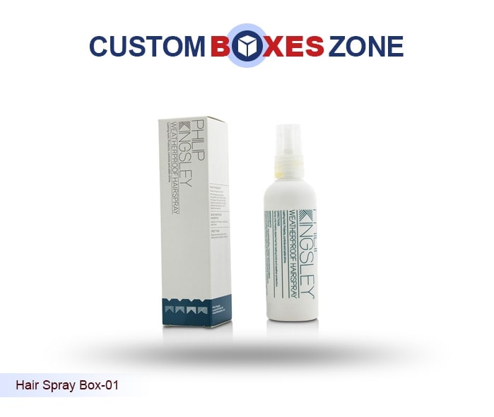 Custom Printed Cosmetic Hairspray Boxes
