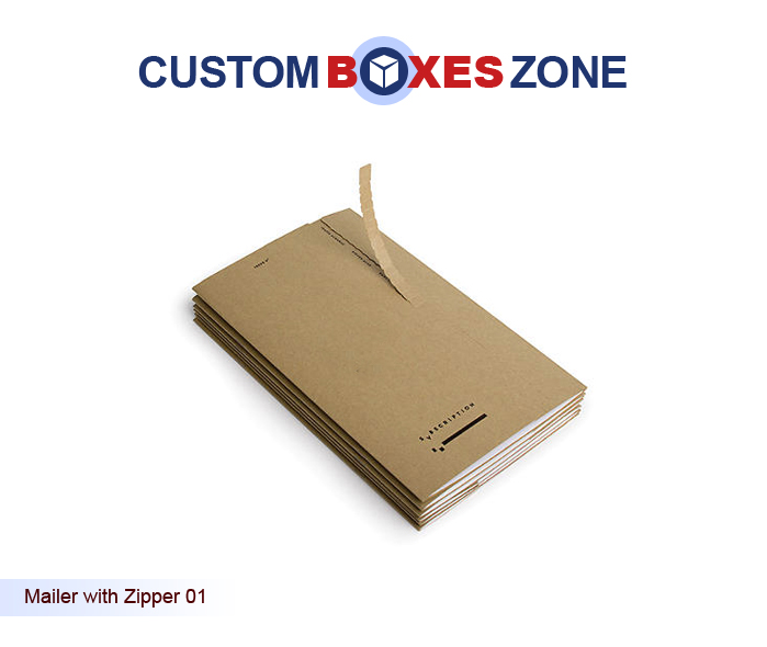 Custom Mailer Box with Zipper