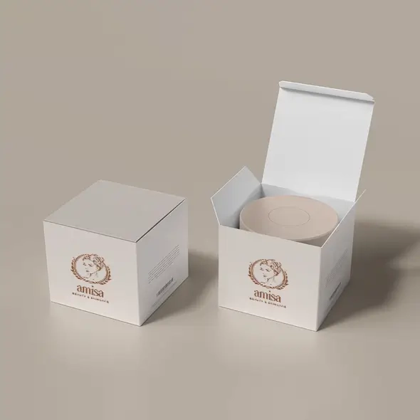 Cream Packaging Box Design
