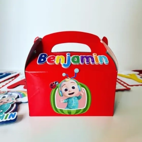 cocomelon candy boxes packaging design