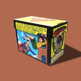 comic book boxes packaging design