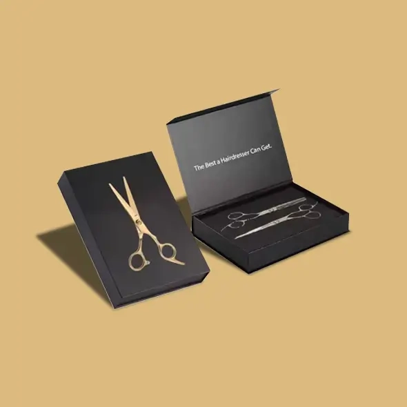 scissors boxes packaging design
