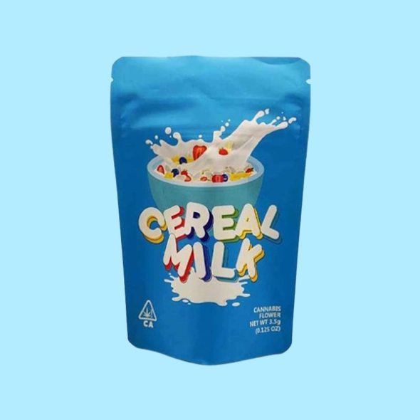 Printed cereal mylar bags