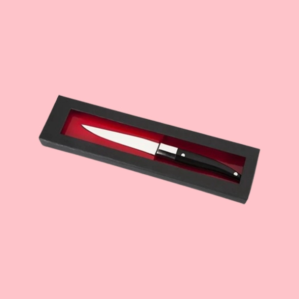 custom printed knife box packaging design