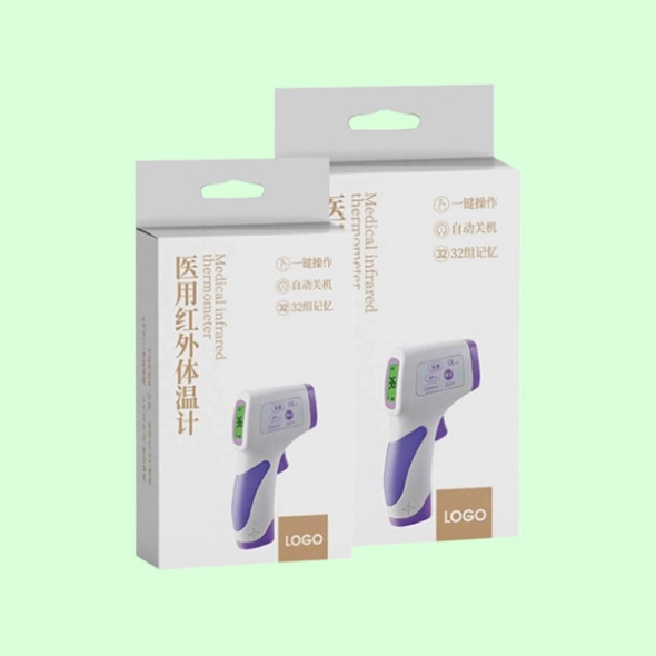 custom printed thermometer boxes with logo