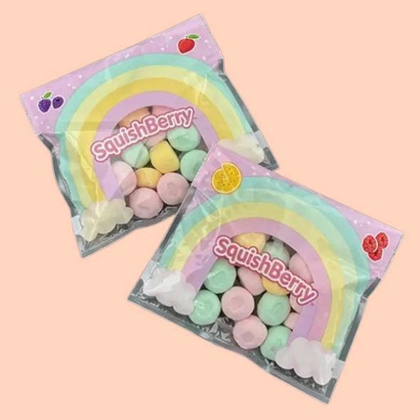 custom printed marshmallow mylar bags