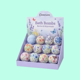 custom bath bomb display boxes