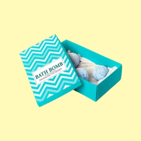 two piece bath bomb shipping boxes