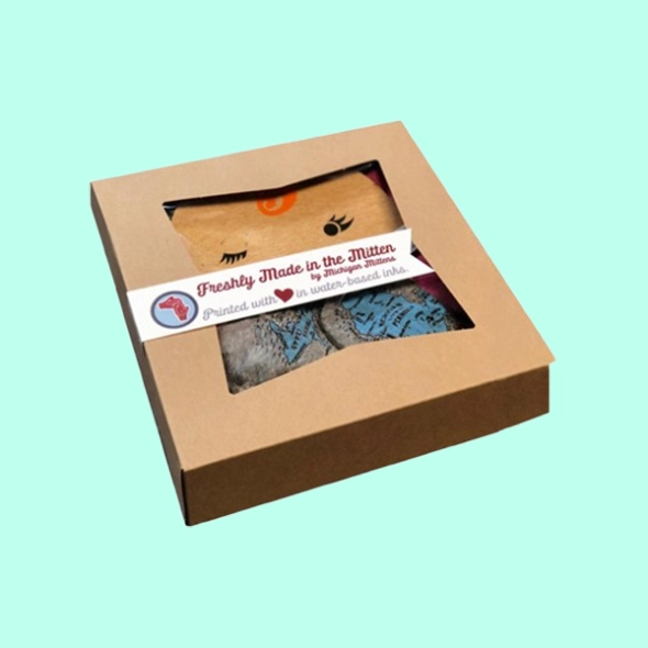 custom kraft mittens boxes