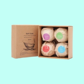 Kraft Bath Bomb Boxes