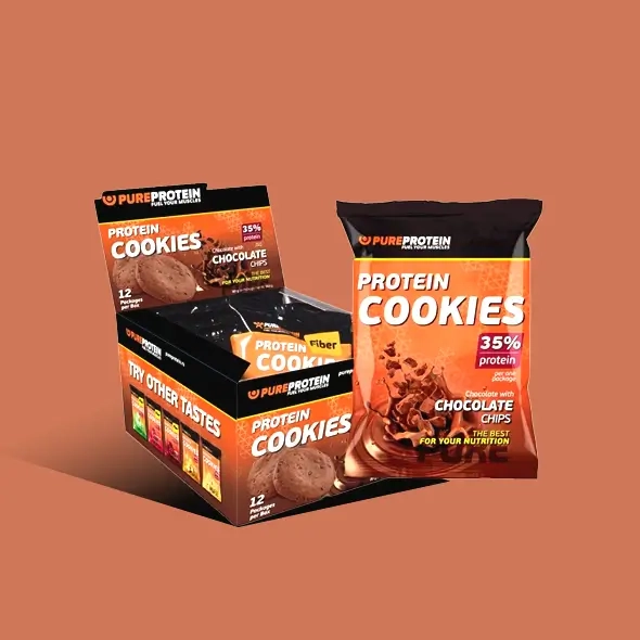 Custom Protein Biscuits Boxes Wholesale