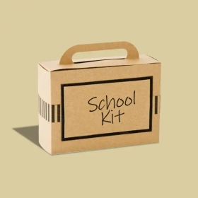Custom Kraft School Kit Boxes