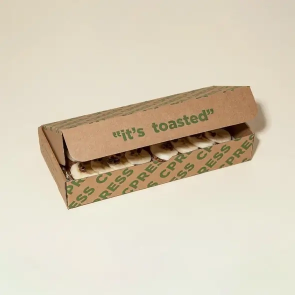 Custom Kraft Toast Boxes Packaging