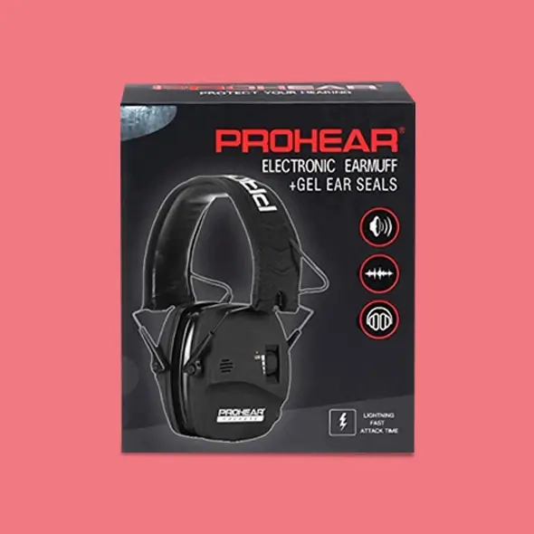 Custom Black Earmuffs boxes