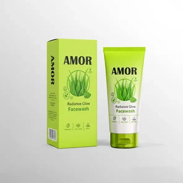 Custom Printed Face Wash Packaging