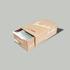 Custom Kraft Sandals Packaging