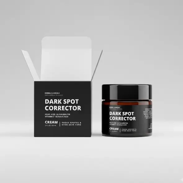 Cardboard Skin Corrector Cream Boxes