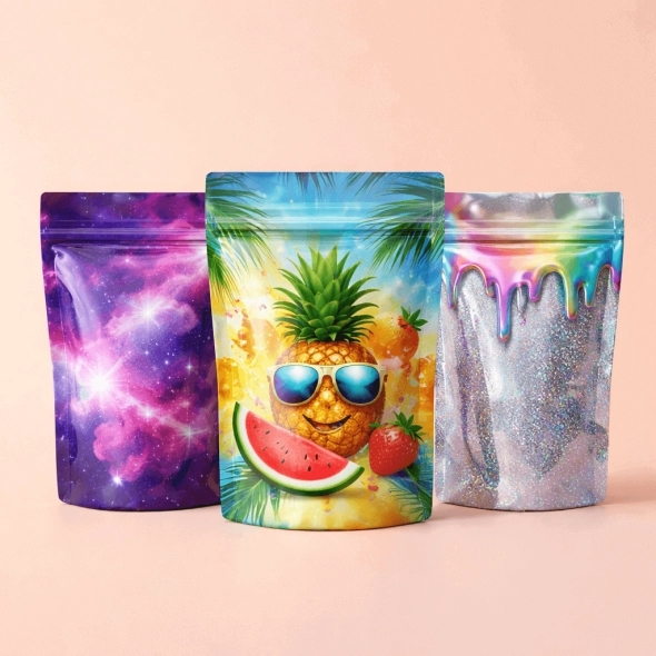 Custom 3.5 Mylar Bags