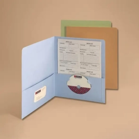 2 Pocket Folder With Brads 2 Pocket paper folder with brads