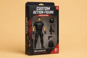 printed action figure boxes