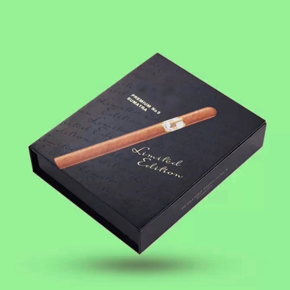 custom cigar style packaging with logo