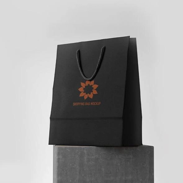 black-paper-bags