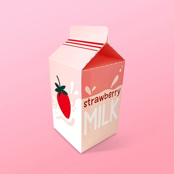 dairy boxes with logo