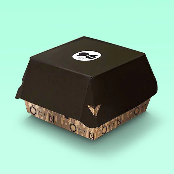 burger boxes with logo