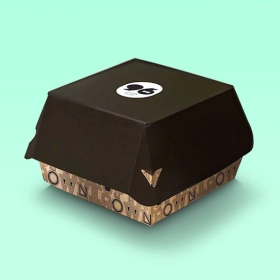 burger boxes with logo