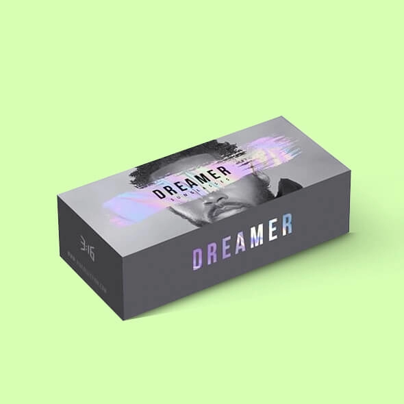 custom printed holographic packaging
