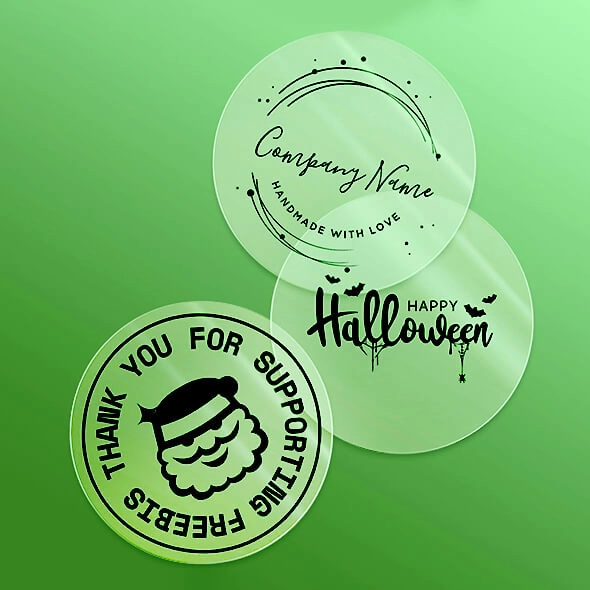 custom transparent stickers