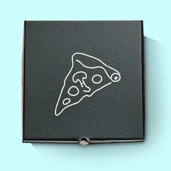 Custom Black Pizza Boxes cheap