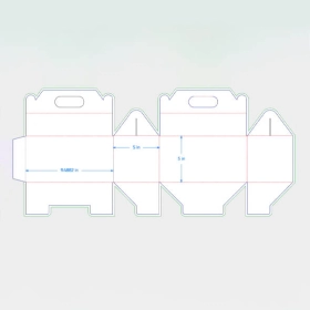 gable box auto bottom template