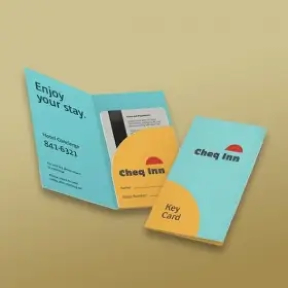 Customized Folder Business Cards