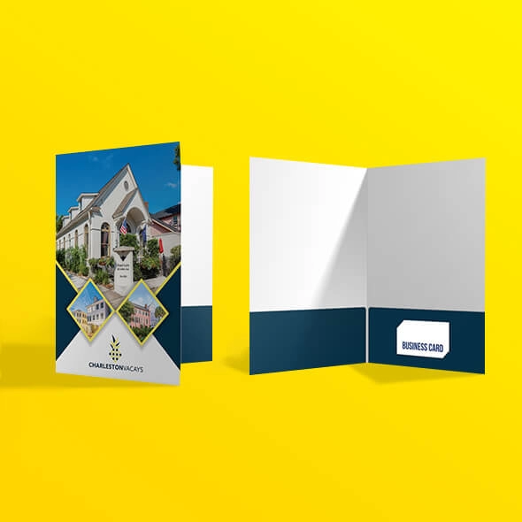 Personalized Folder Business Card