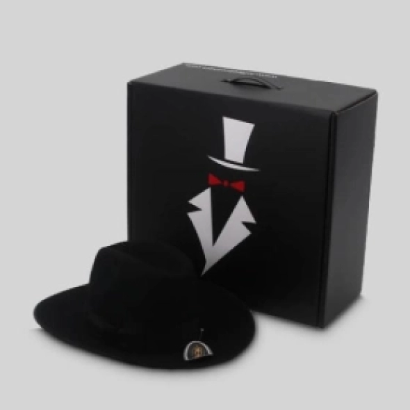 custom hat boxes with logo