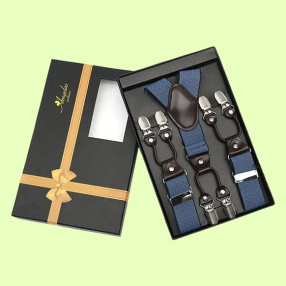 Custom Suspenders Packaging With Inserts