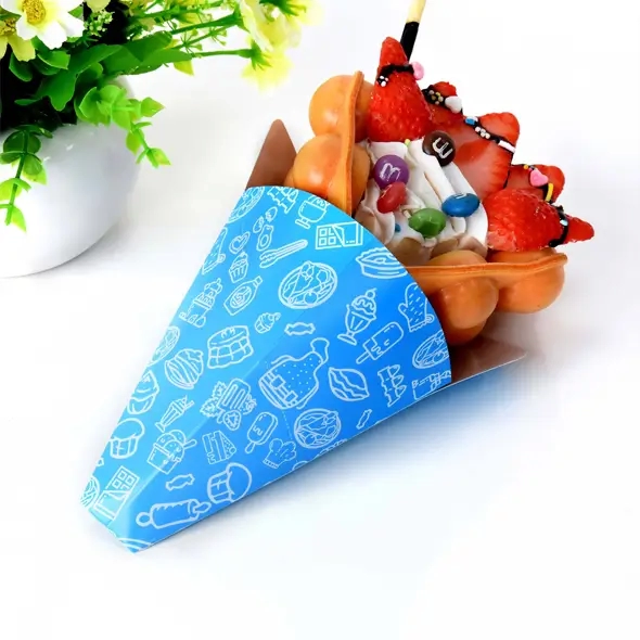 Printed Crepe Cone